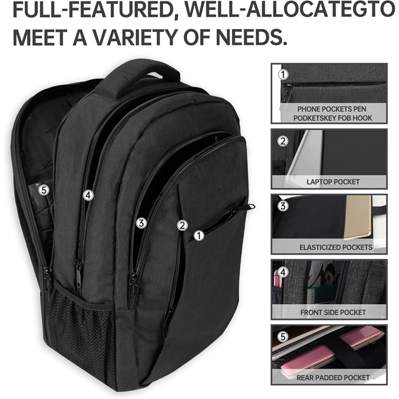 Large Travel Laptop Backpack,  - Travel Backpack Anti Theft 评论和价格