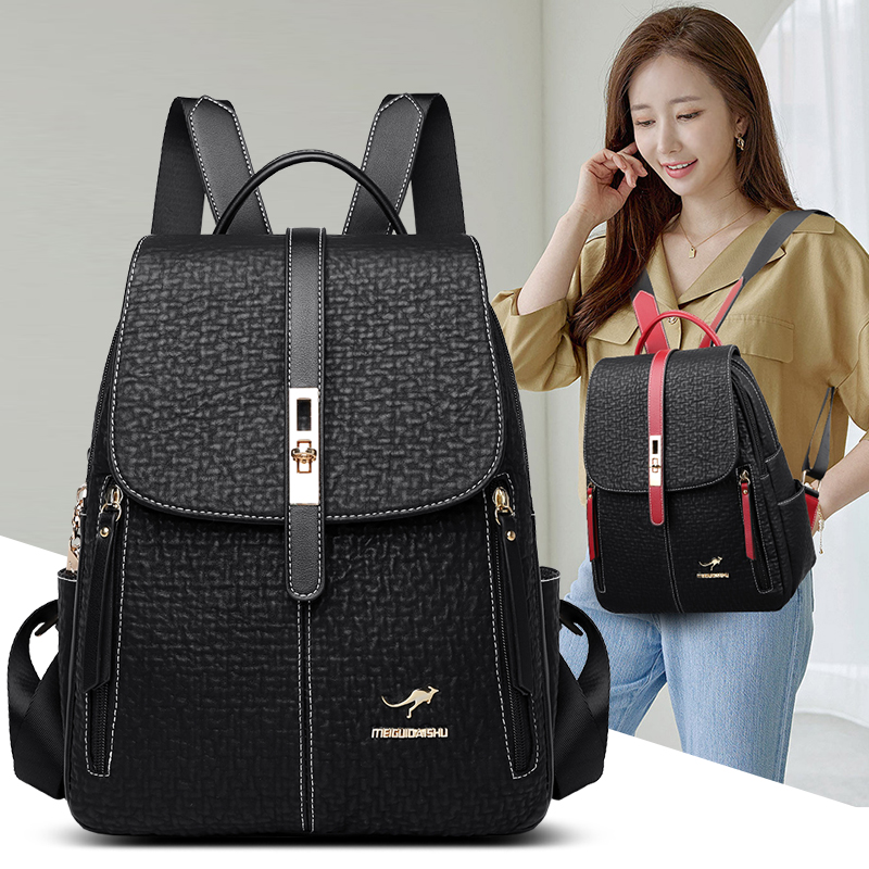 Fashion Backpacks Female High  - Travel Backpack Anti Theft 评论和价格