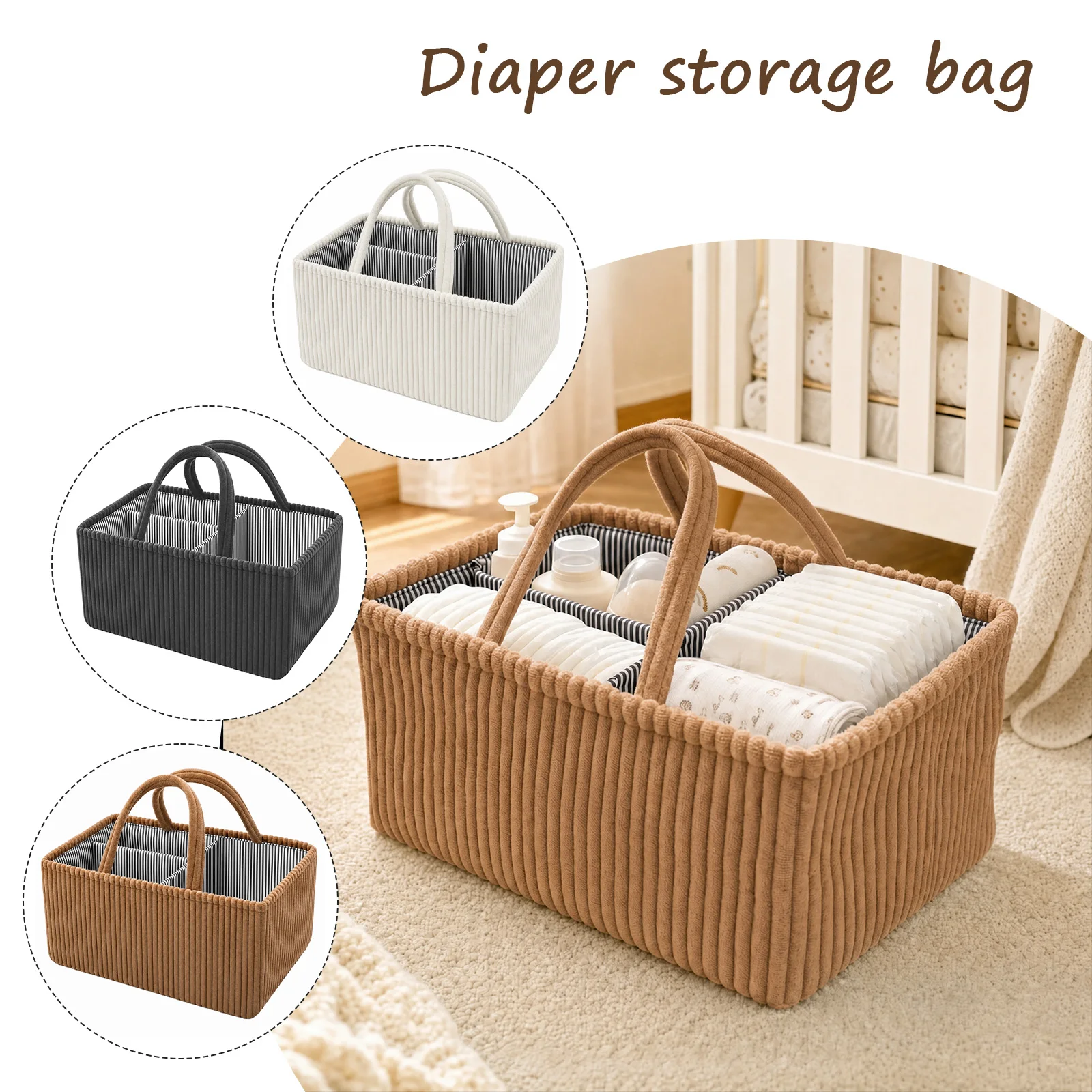 Baby Diaper Caddy Organizer Fo - Backpack Diaper Bag 评论和价格