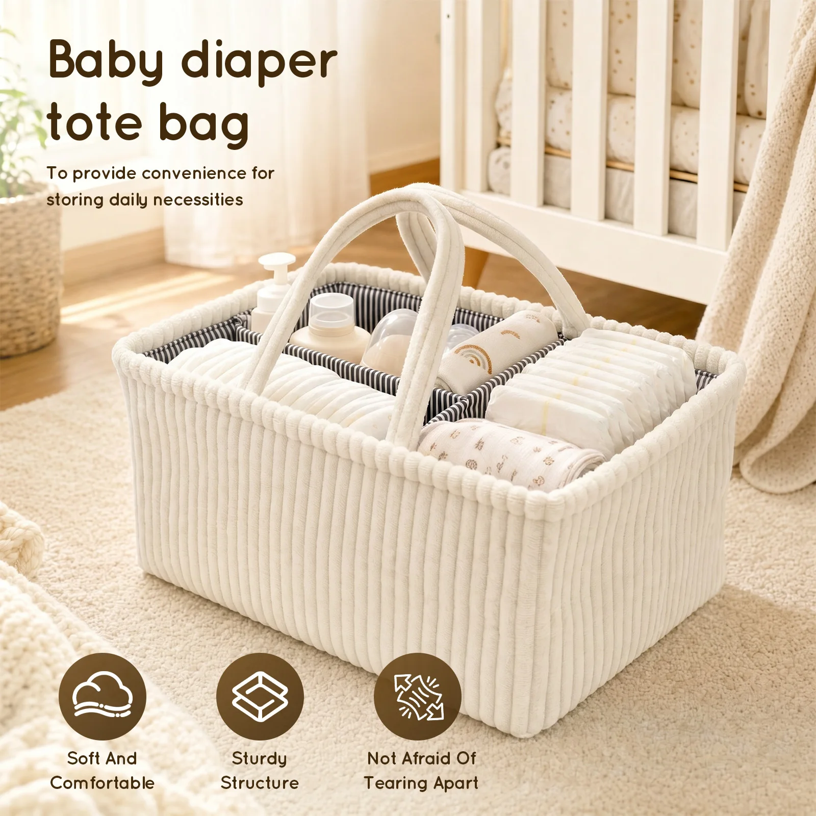 Baby Diaper Caddy Organizer Fo - Backpack Diaper Bag 评论和价格