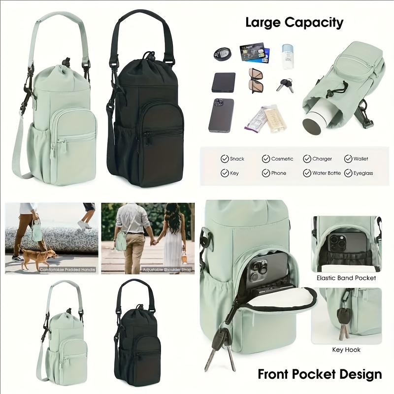 Portable Water Bottle Bag with - Hydration Pack Outdoor 评论和价格