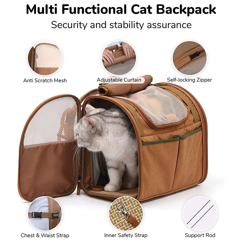 Cat Carrier Portable Cat Backp - Foldable Backpack Small 评论和价格